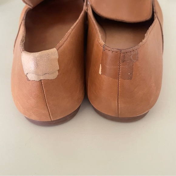 Madewell Frances Skimmer Leather Flats English Saddle Loafers Size 10 - Picture 7 of 9